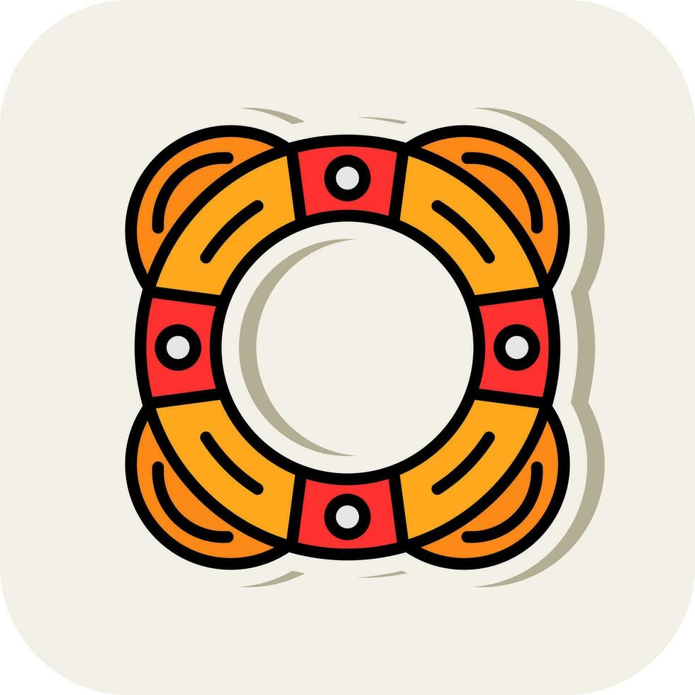 Lifesaver Vector Icon Design