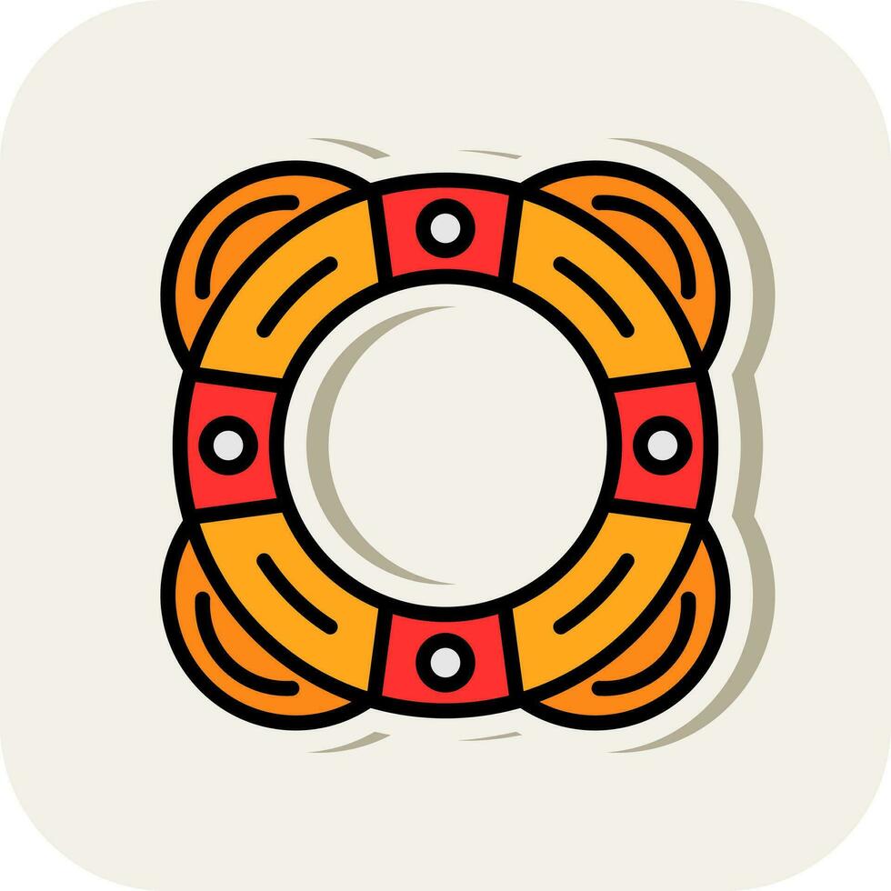 Lifesaver Vector Icon Design