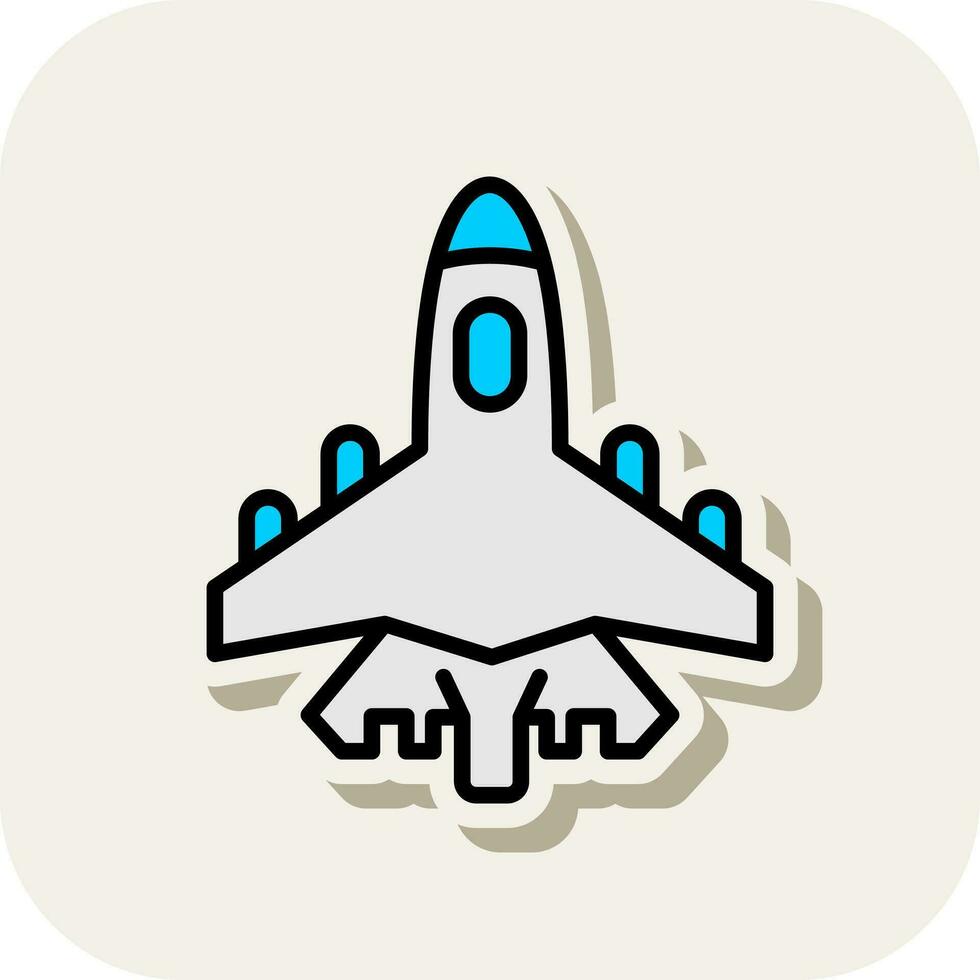 Jet Vector Icon Design
