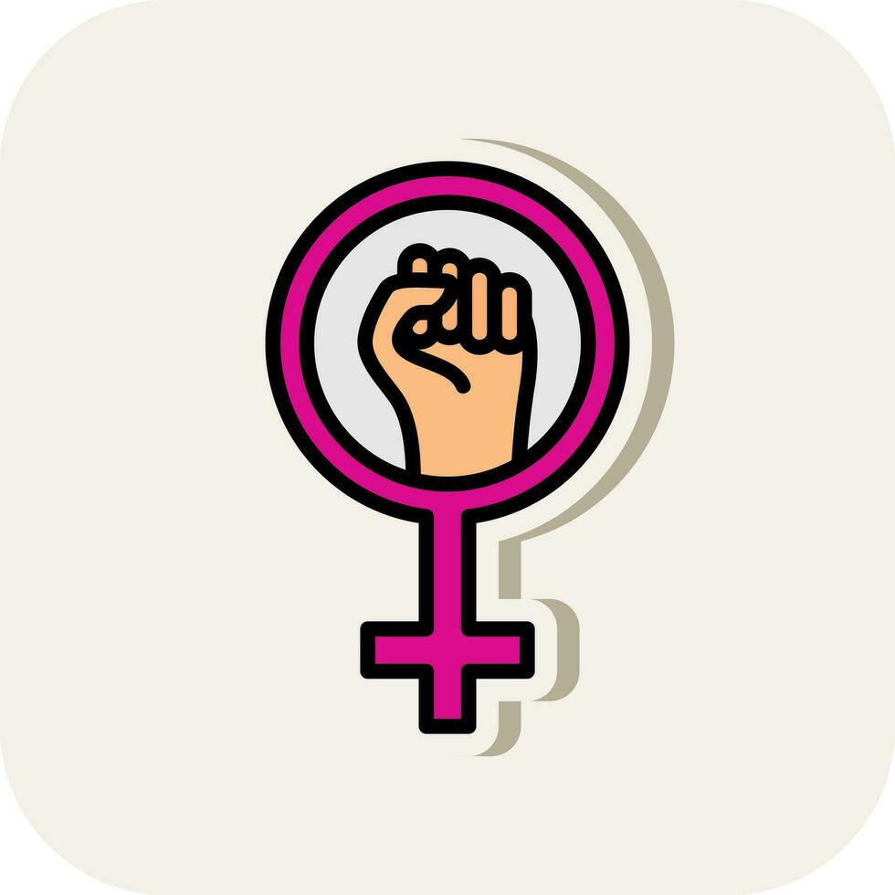 De las mujeres día vector icono diseño