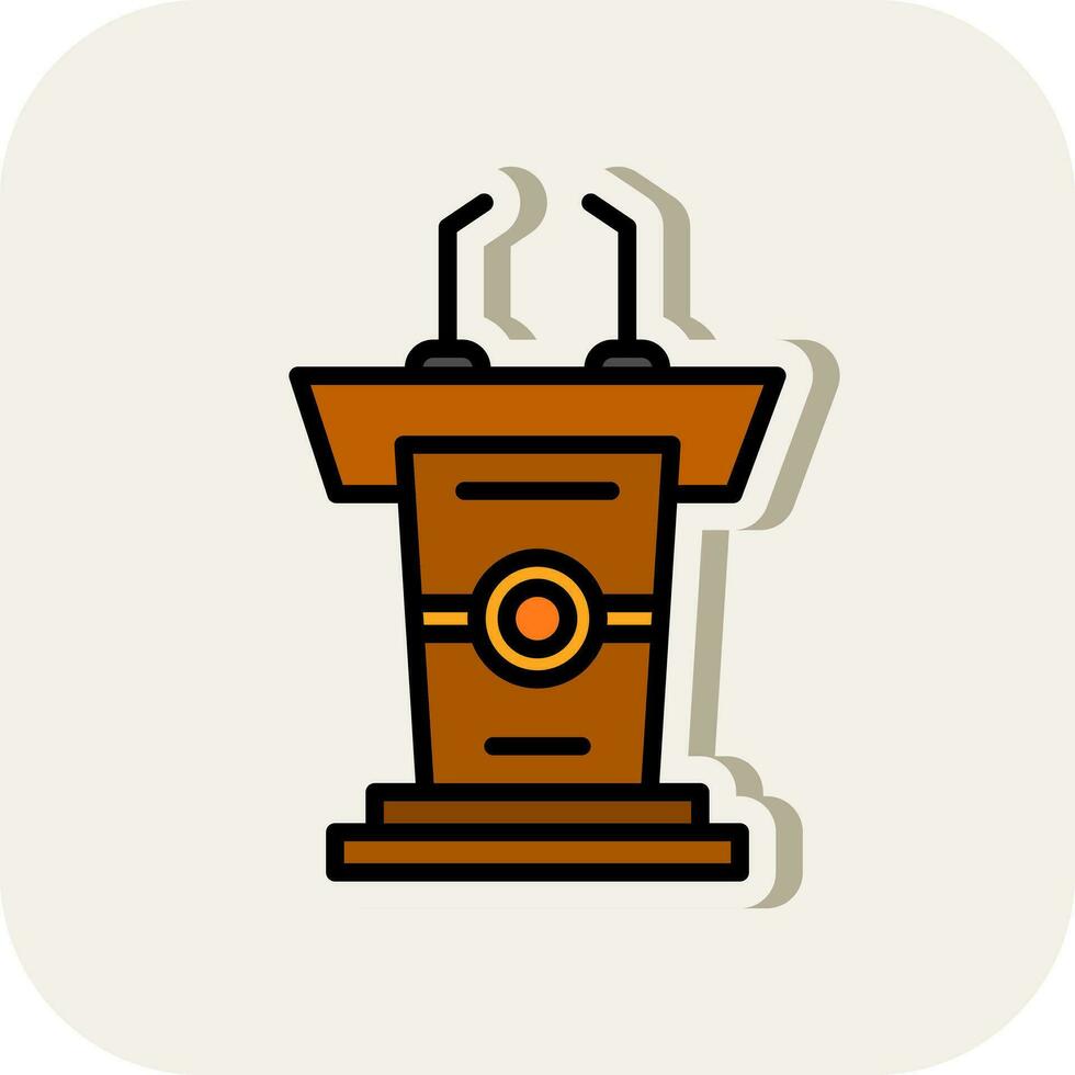 Podium Vector Icon Design