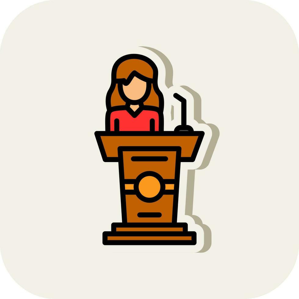Speech Vector Icon Design
