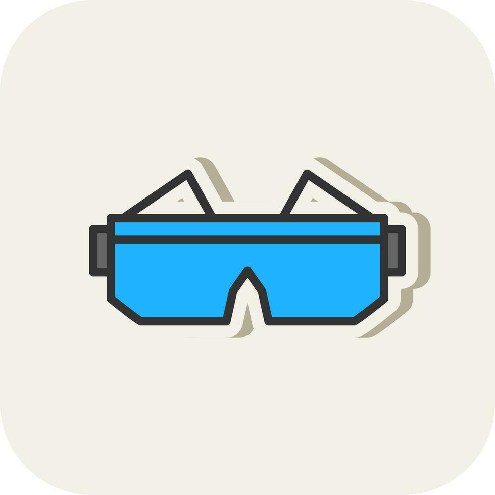 Safety Goggles Vector Icon Design