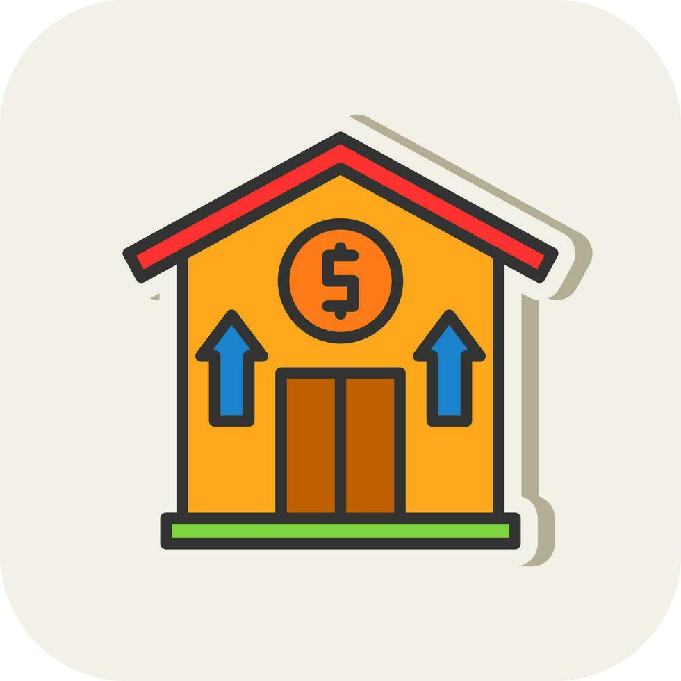 House Value Vector Icon Design