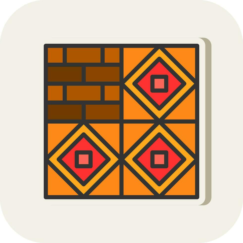 Tiles in Wales Vector Icon Design