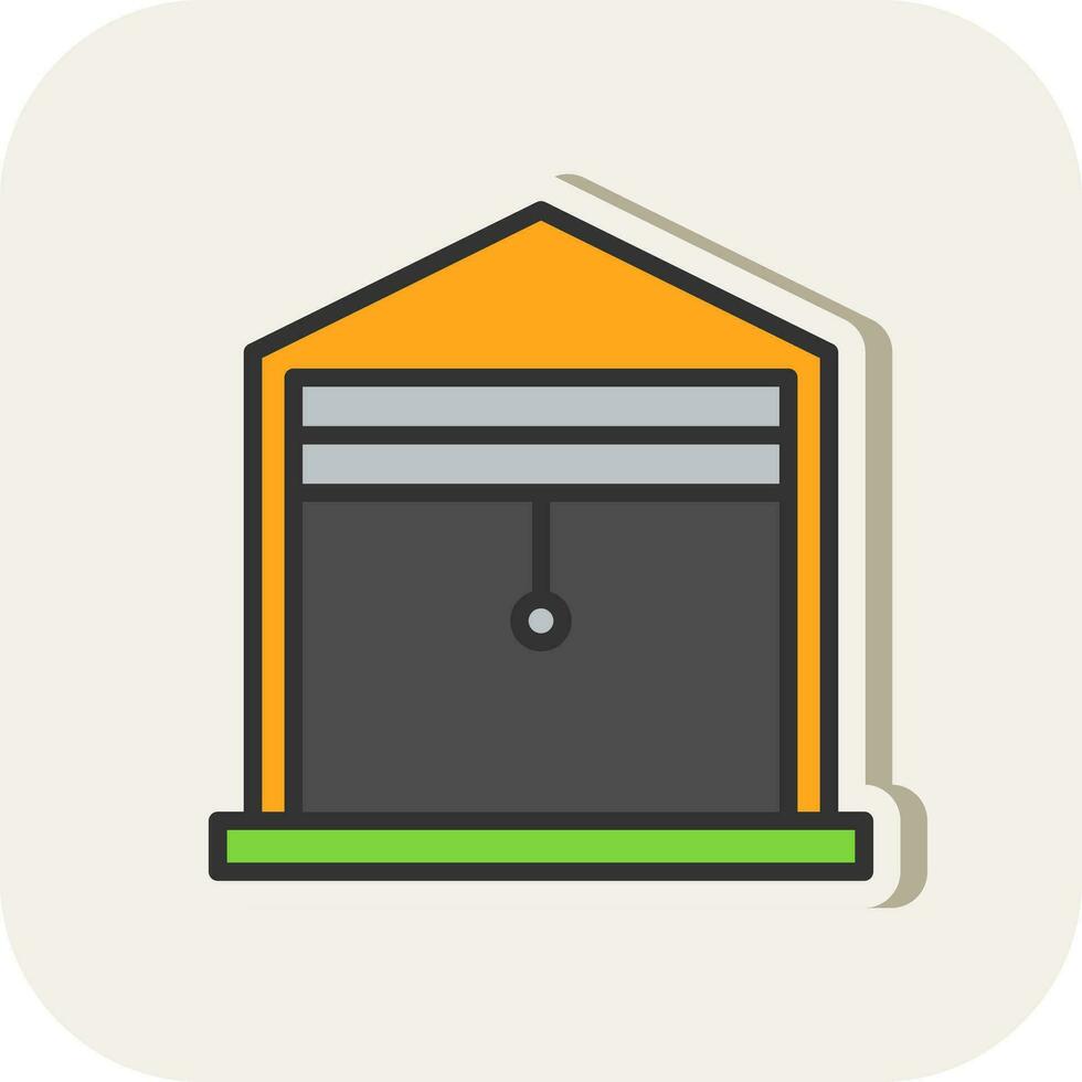 Garage Vector Icon Design