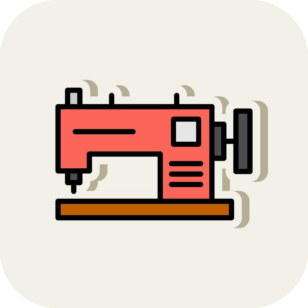 Sewing Machine Vector Icon Design