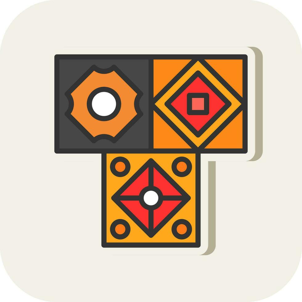 Multi Tiles Vector Icon Design