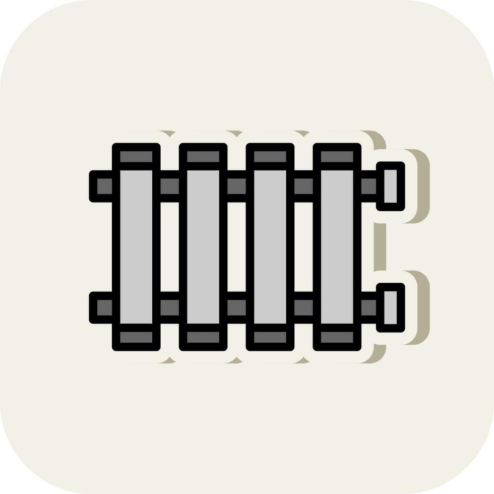 Radiator Vector Icon Design