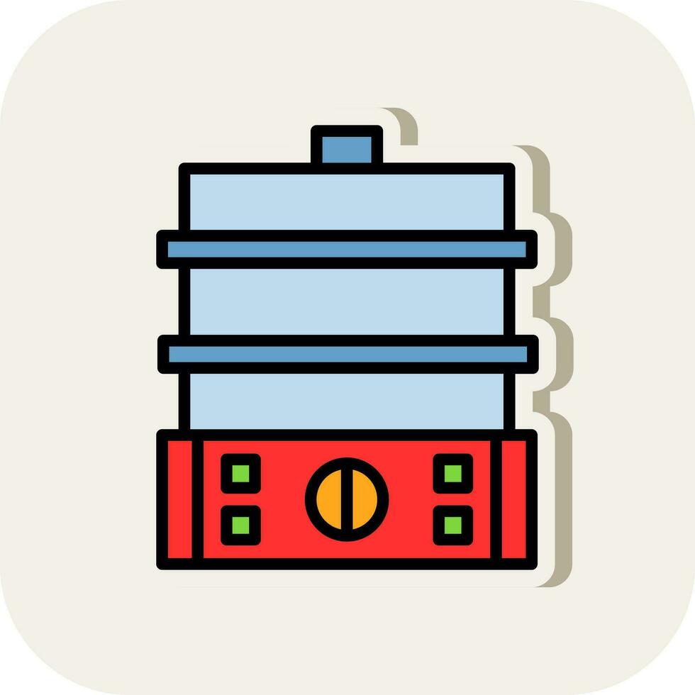 Food Steamer Vector Icon Design