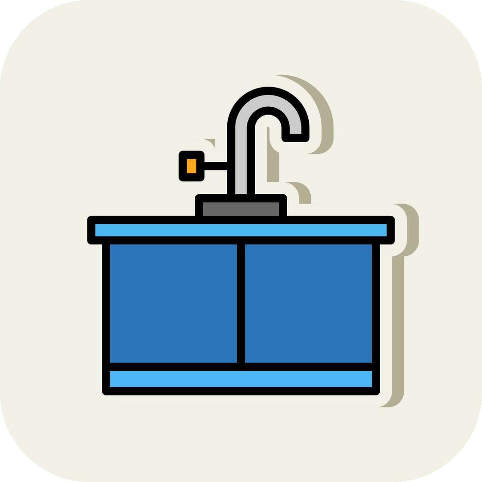 Kitchen Sink Vector Icon Design