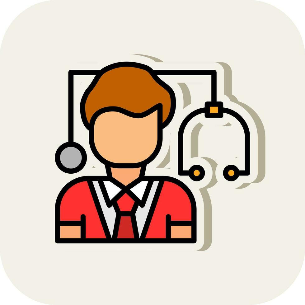 Doctor Vector Icon Design