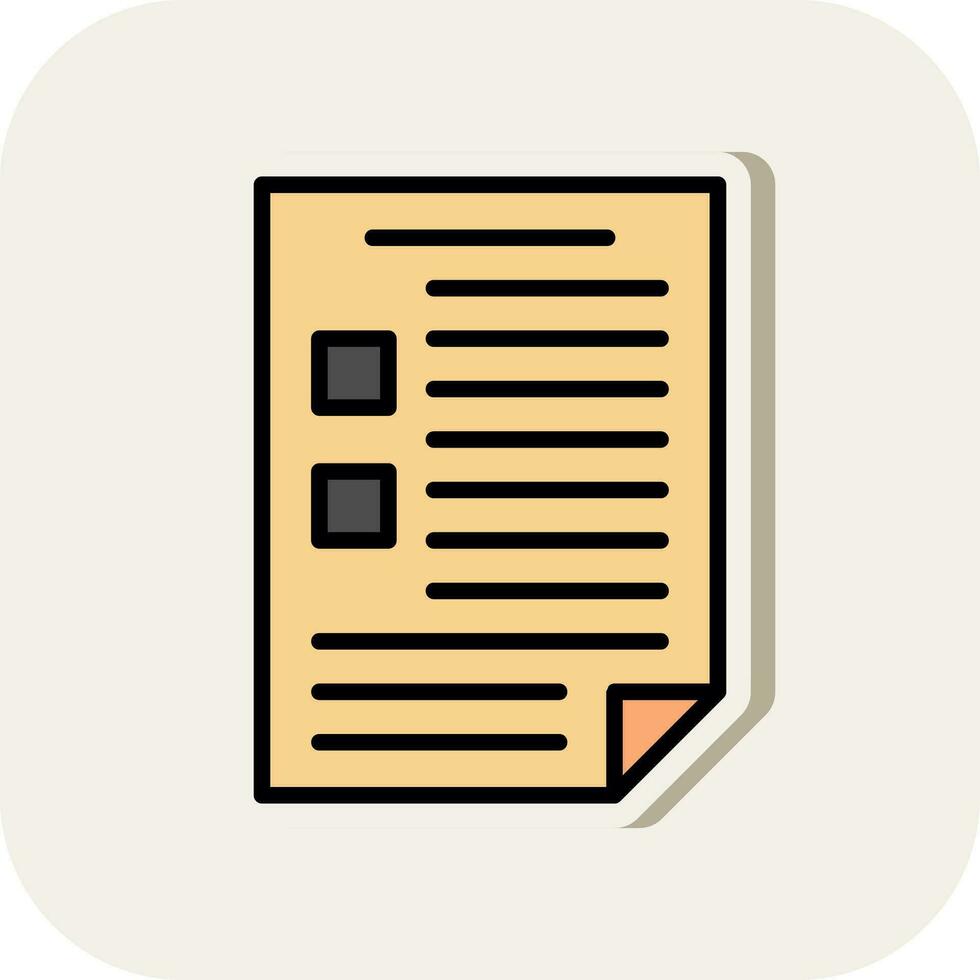 Document Vector Icon Design
