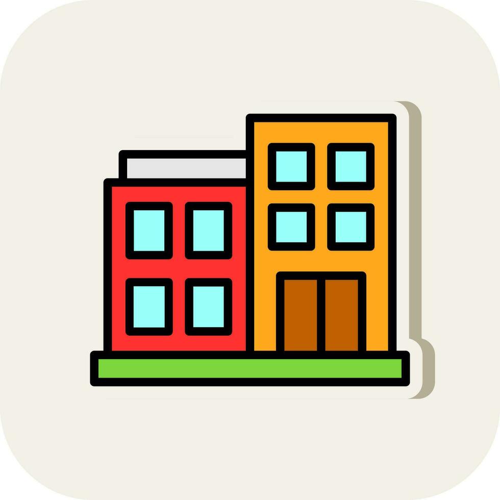 Hospital building Vector Icon Design
