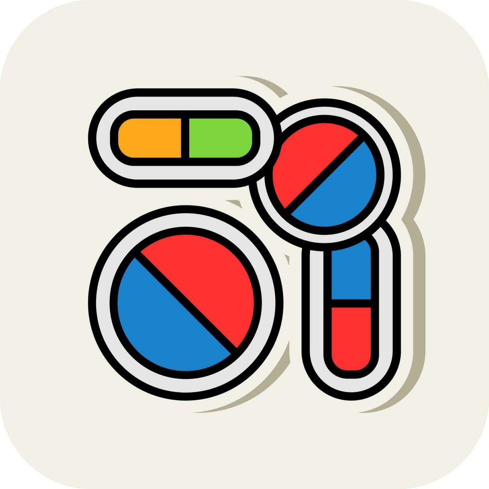 Pills Vector Icon Design