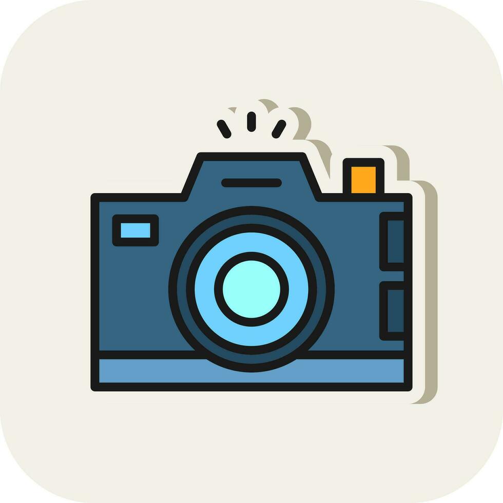 Digital camera Vector Icon Design