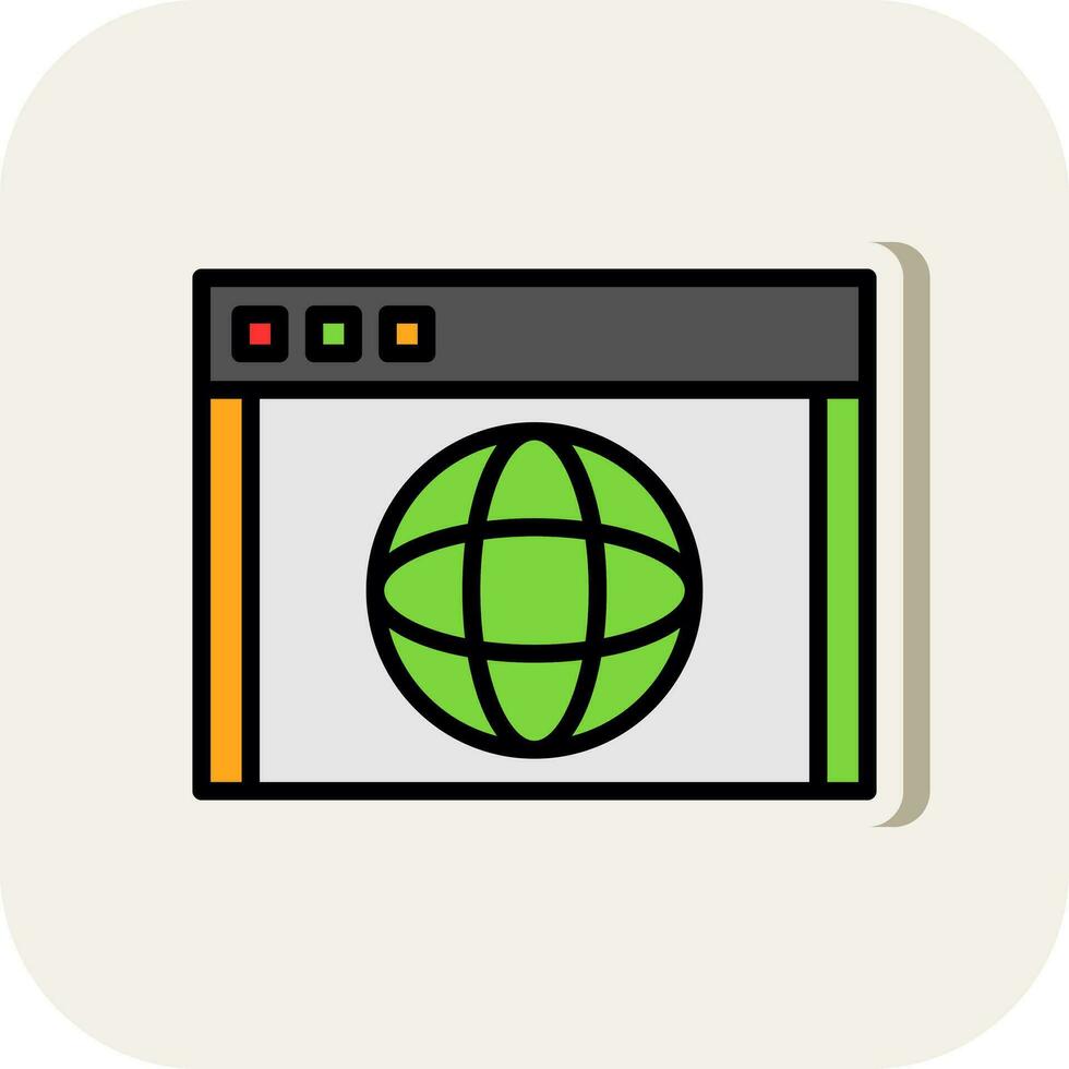 Web site Vector Icon Design