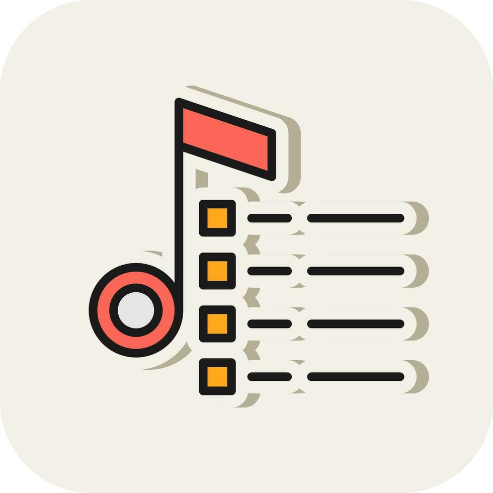 List Vector Icon Design