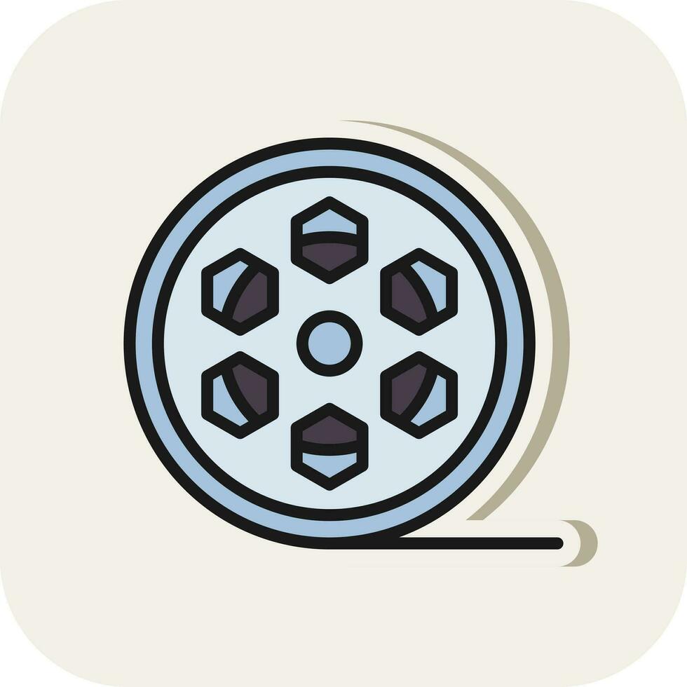 Reel Vector Icon Design