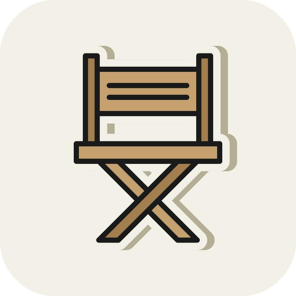 Director chair Vector Icon Design