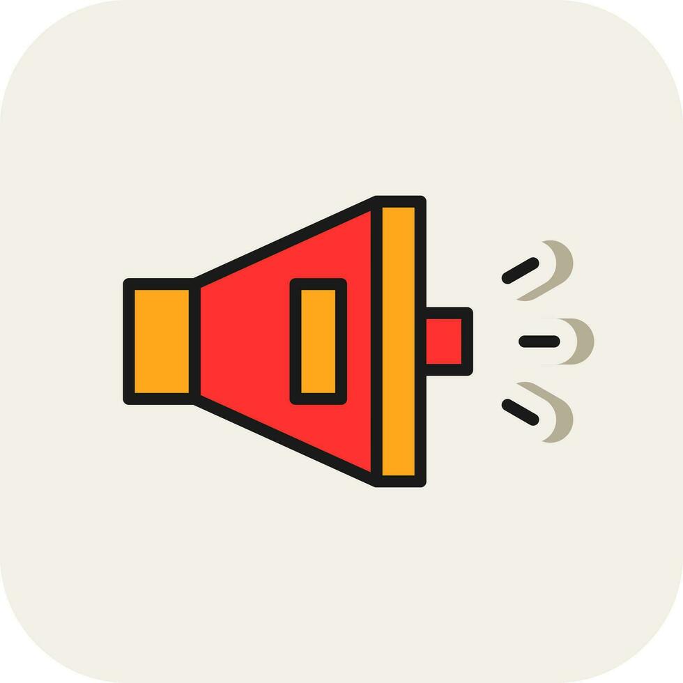 Loud speaker Vector Icon Design