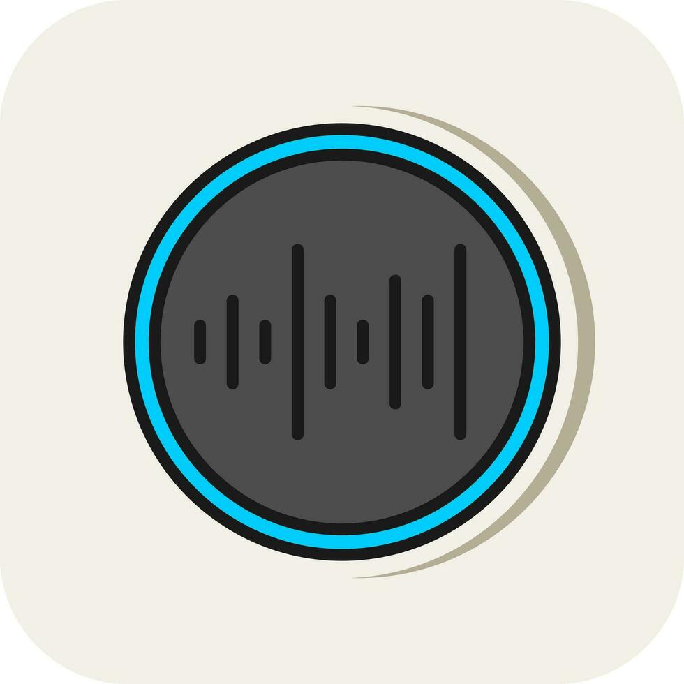 Sound waves Vector Icon Design