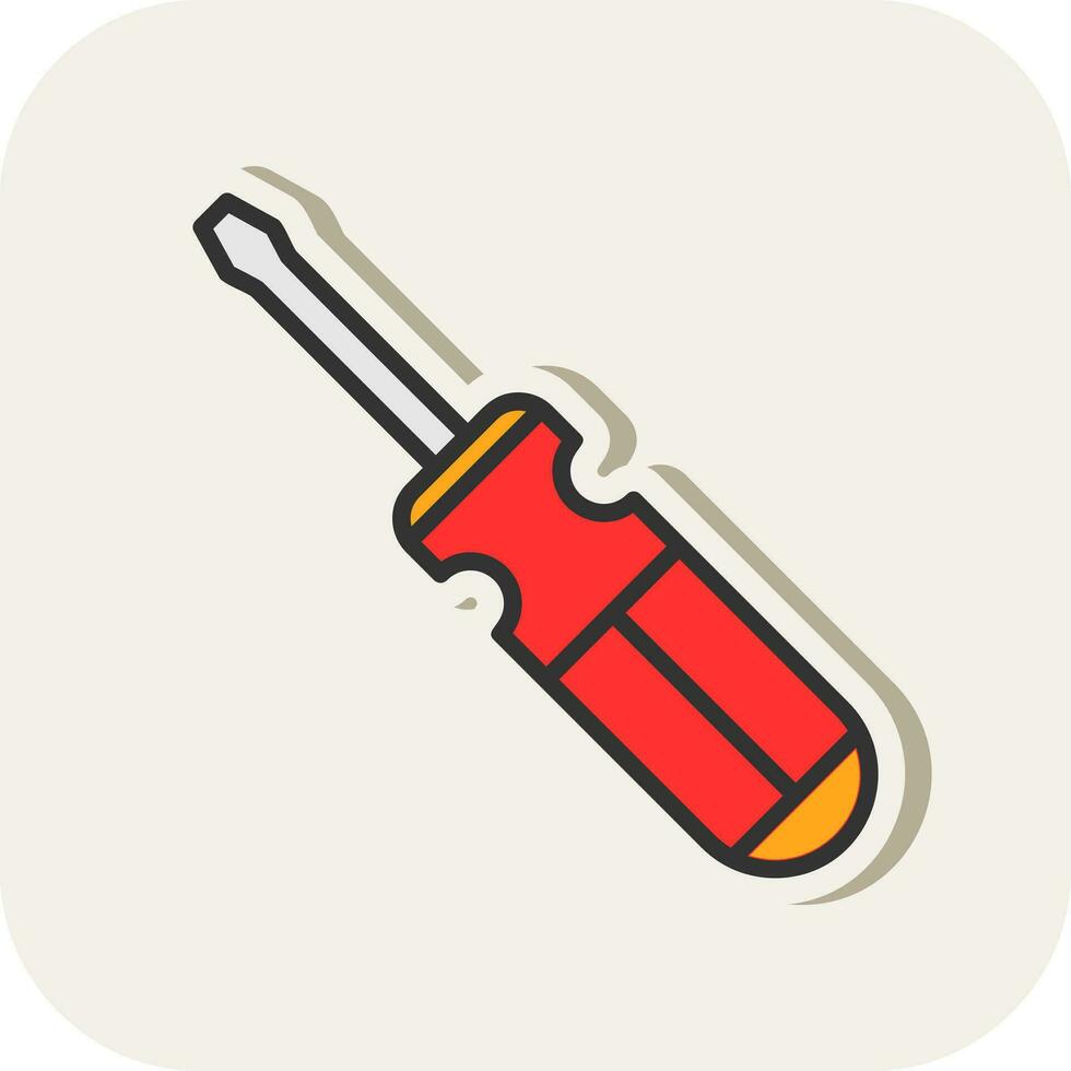 Screwdriver Vector Icon Design