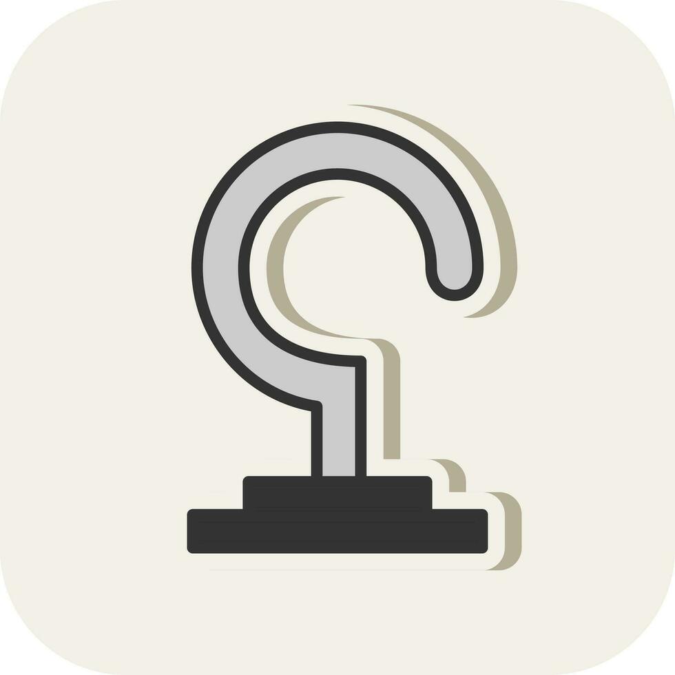 Tubes hook Vector Icon Design