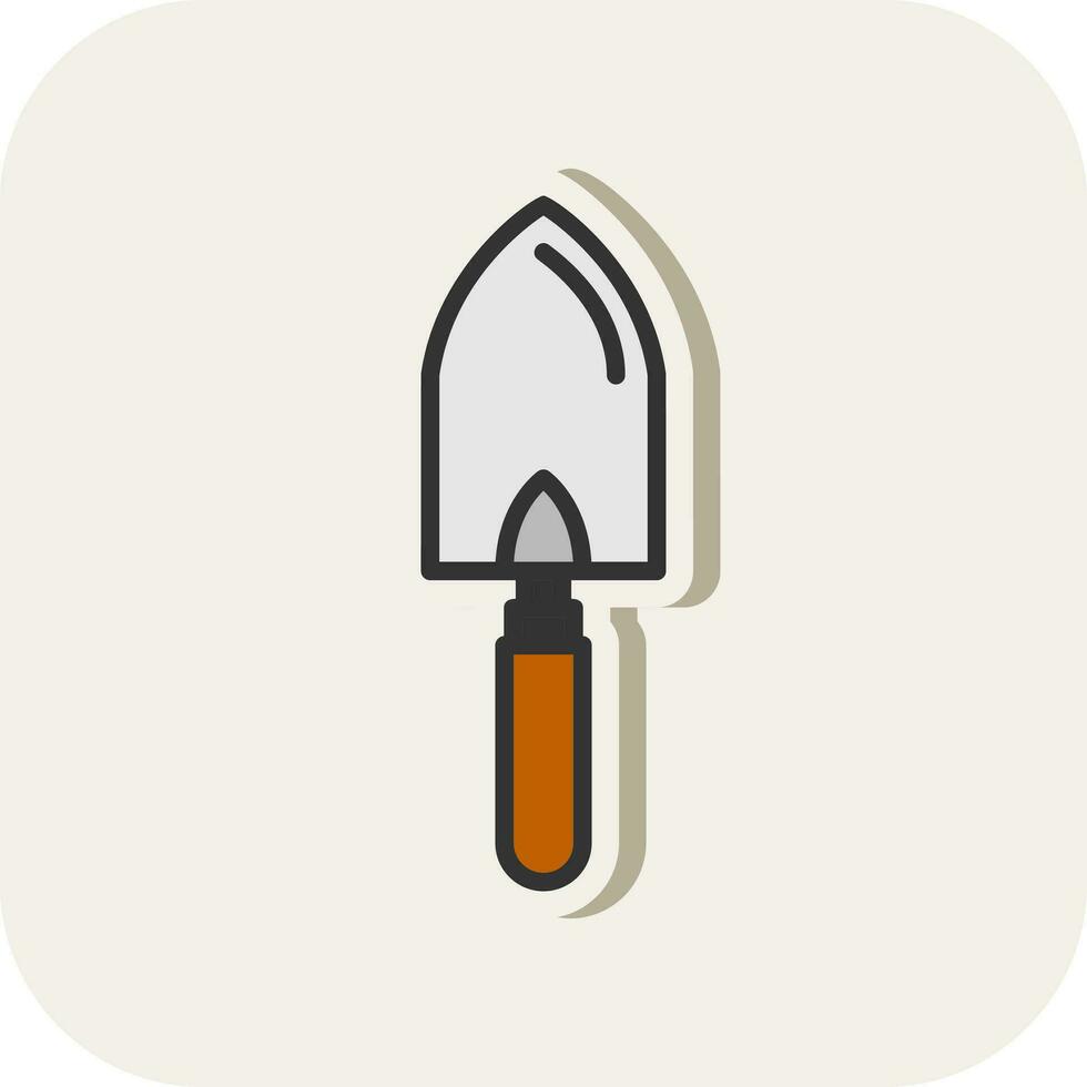 Trowel Vector Icon Design