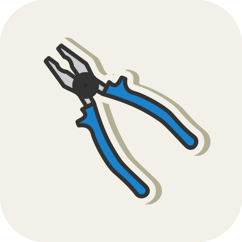 Lineman s pliers Vector Icon Design