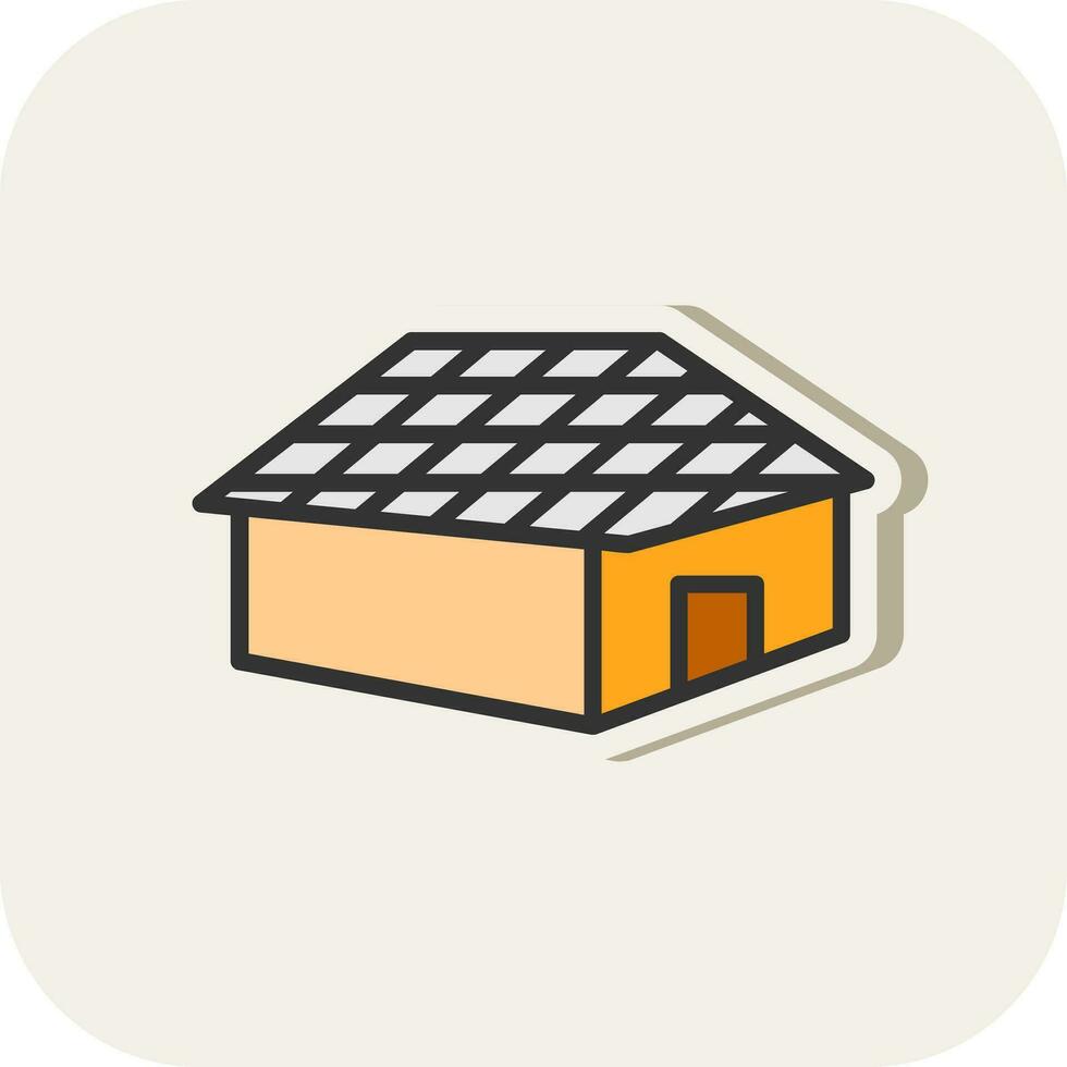 Roof Vector Icon Design