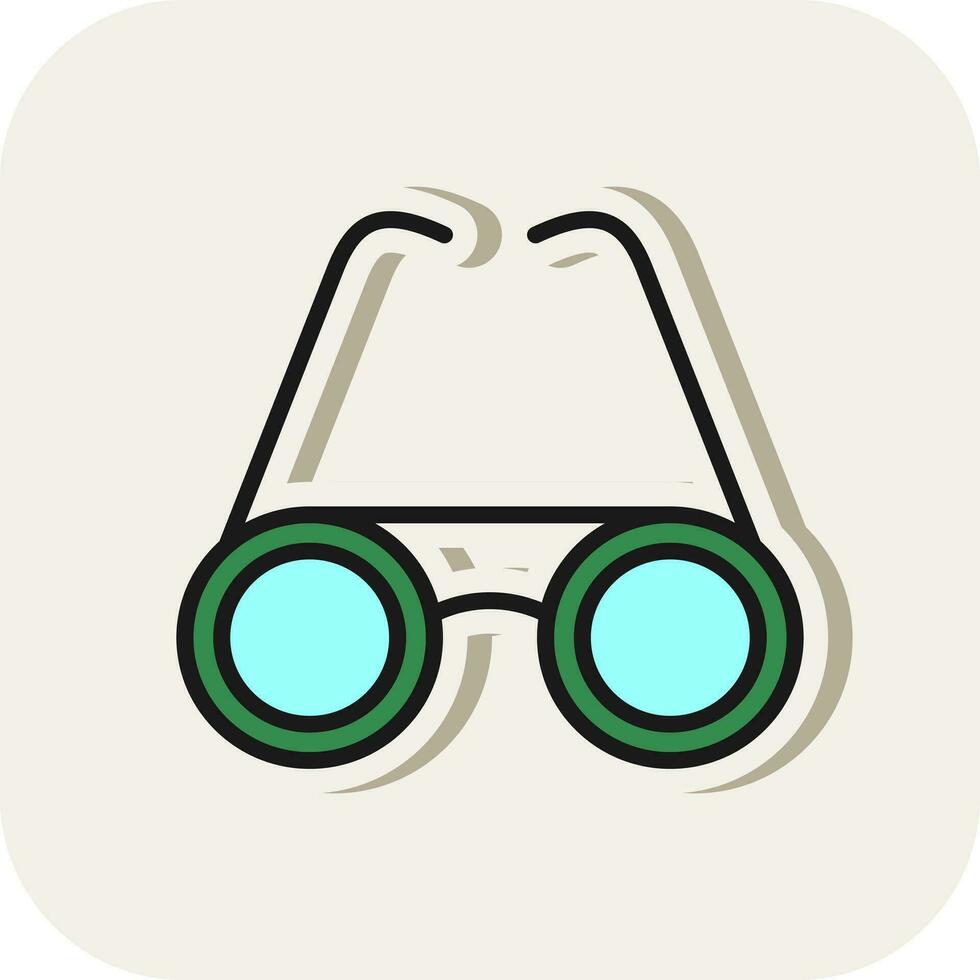 diseño de icono de vector de gafas