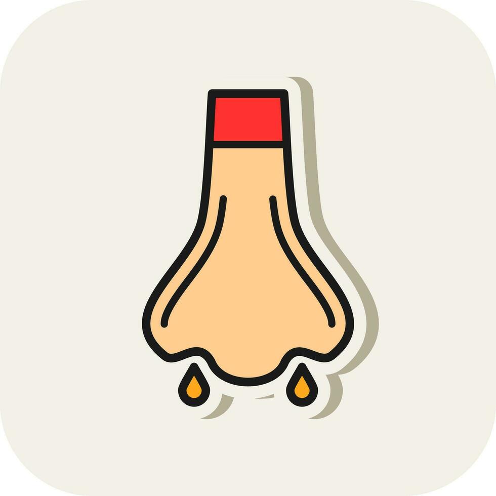 Nose Vector Icon Design