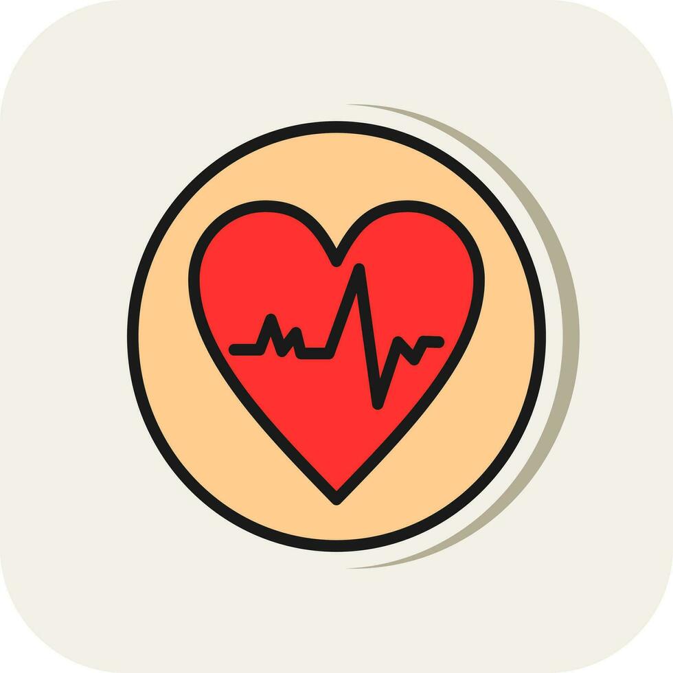 Heartbeat Vector Icon Design