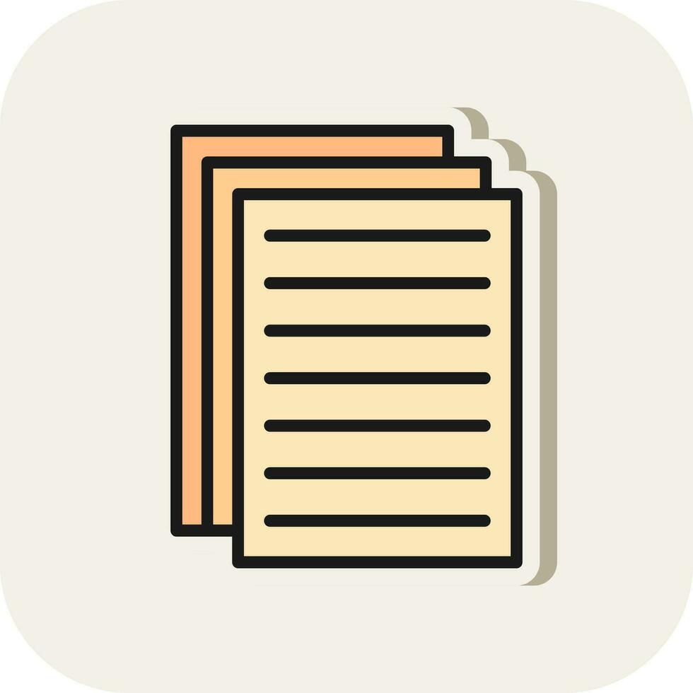 Document Vector Icon Design