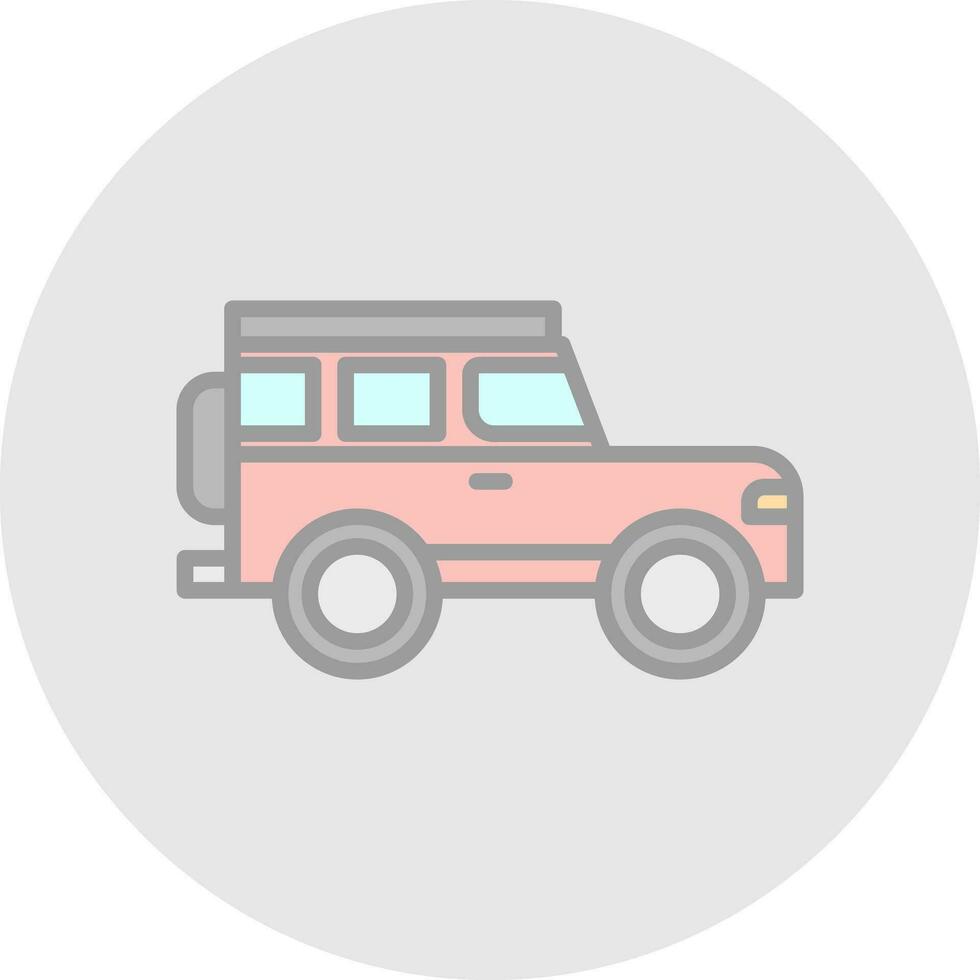 diseño de icono de vector de jeep