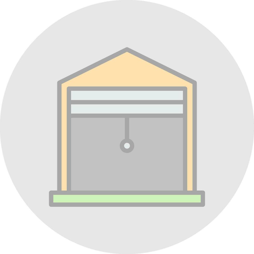 Garage Vector Icon Design