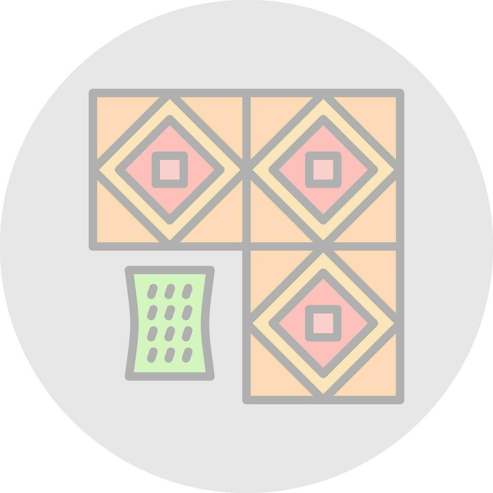 Tiles Cleaning Vector Icon Design