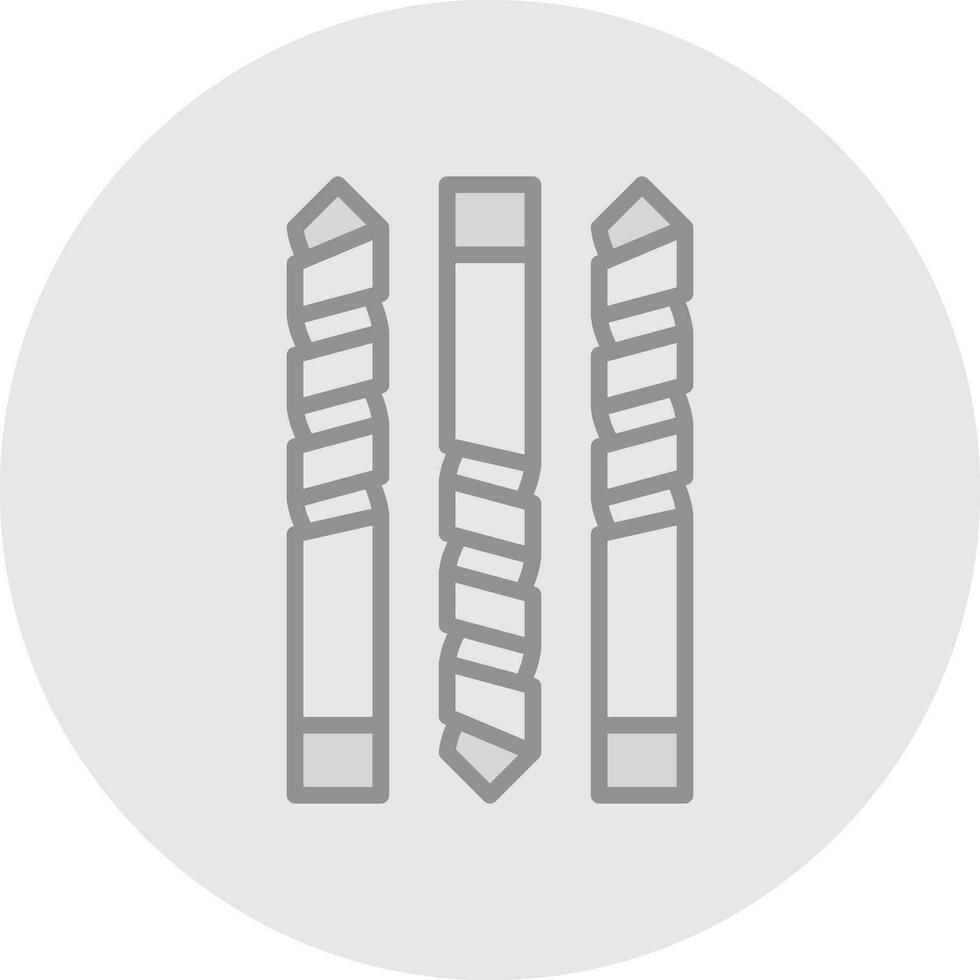 Drill Bit Vector Icon Design
