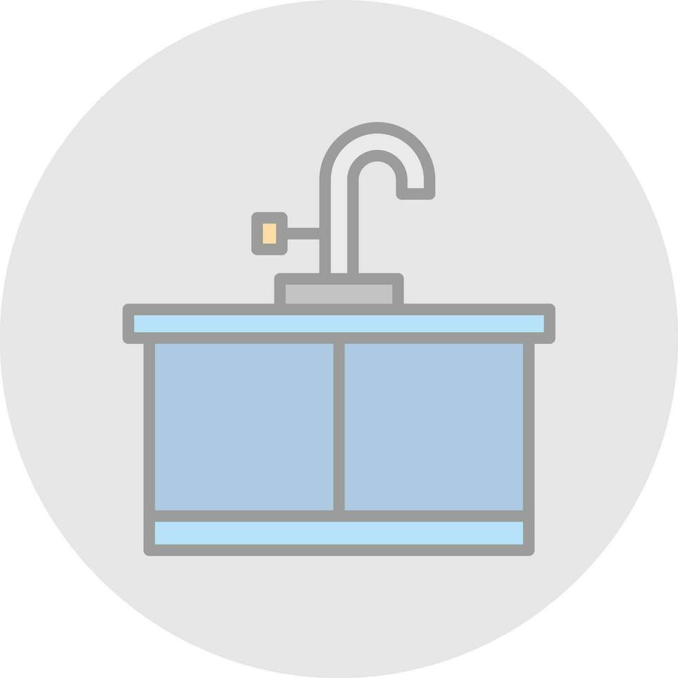 Kitchen Sink Vector Icon Design