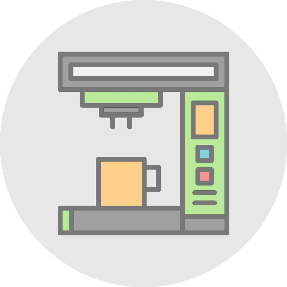 Coffee Machine Vector Icon Design