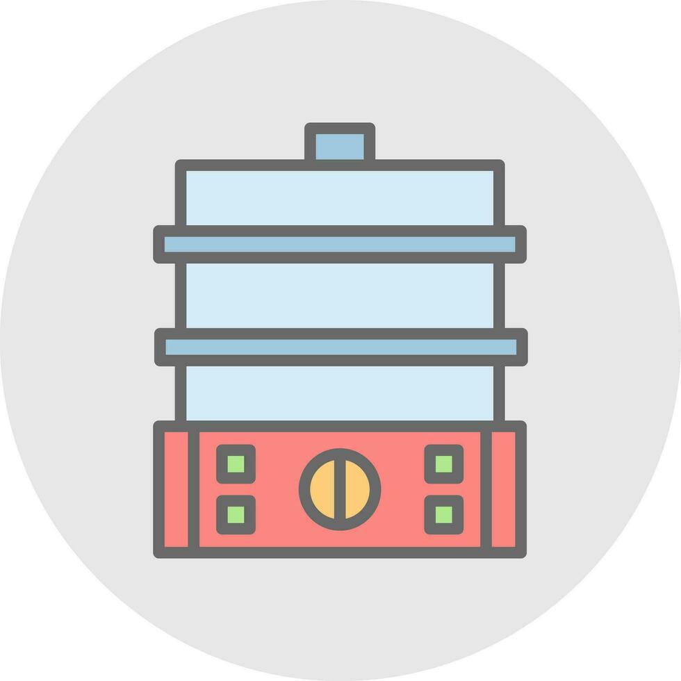 Food Steamer Vector Icon Design