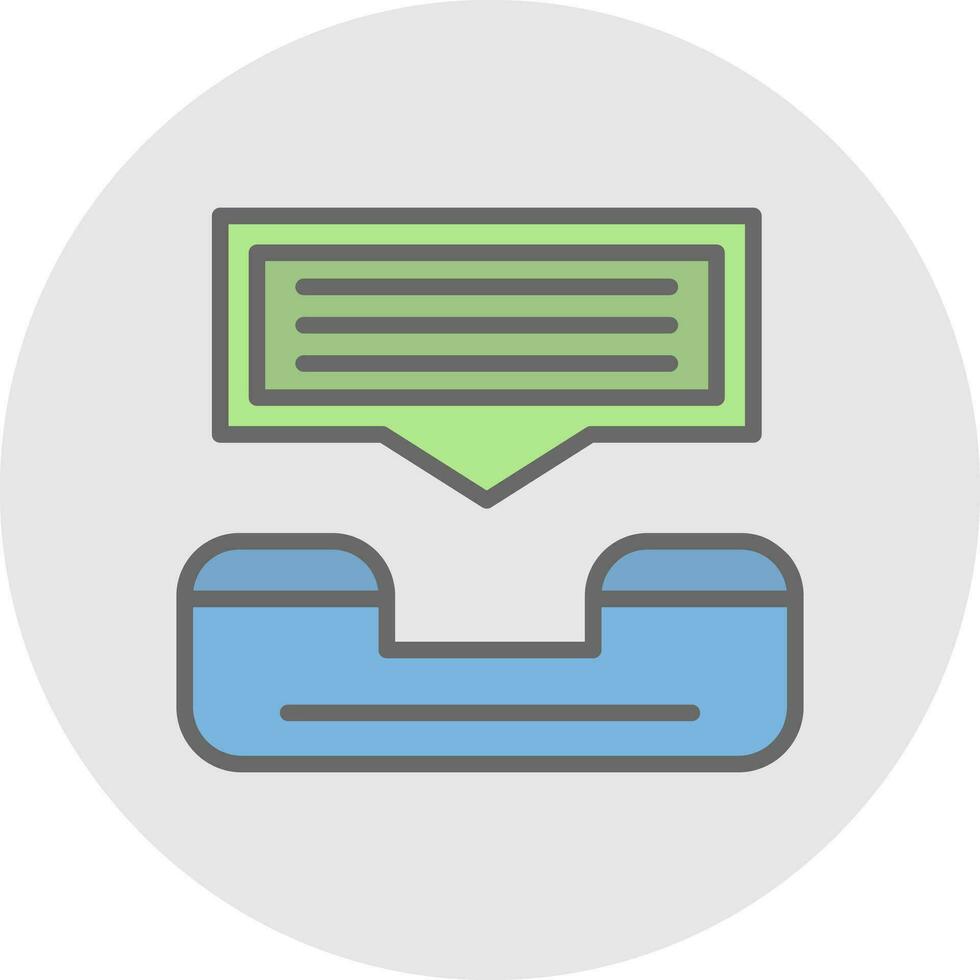 Help line Vector Icon Design