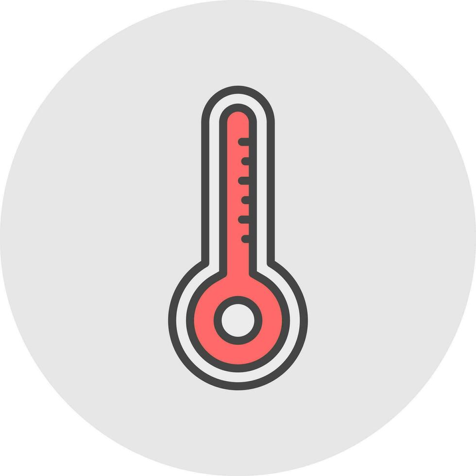 Thermometer Vector Icon Design