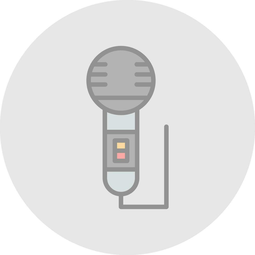 Mic Vector Icon Design