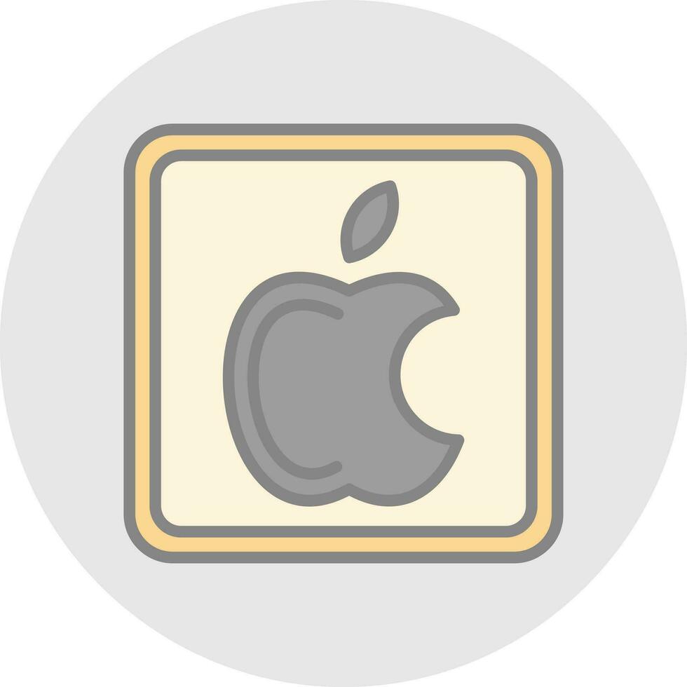 Apple Logo Vector Icon Design