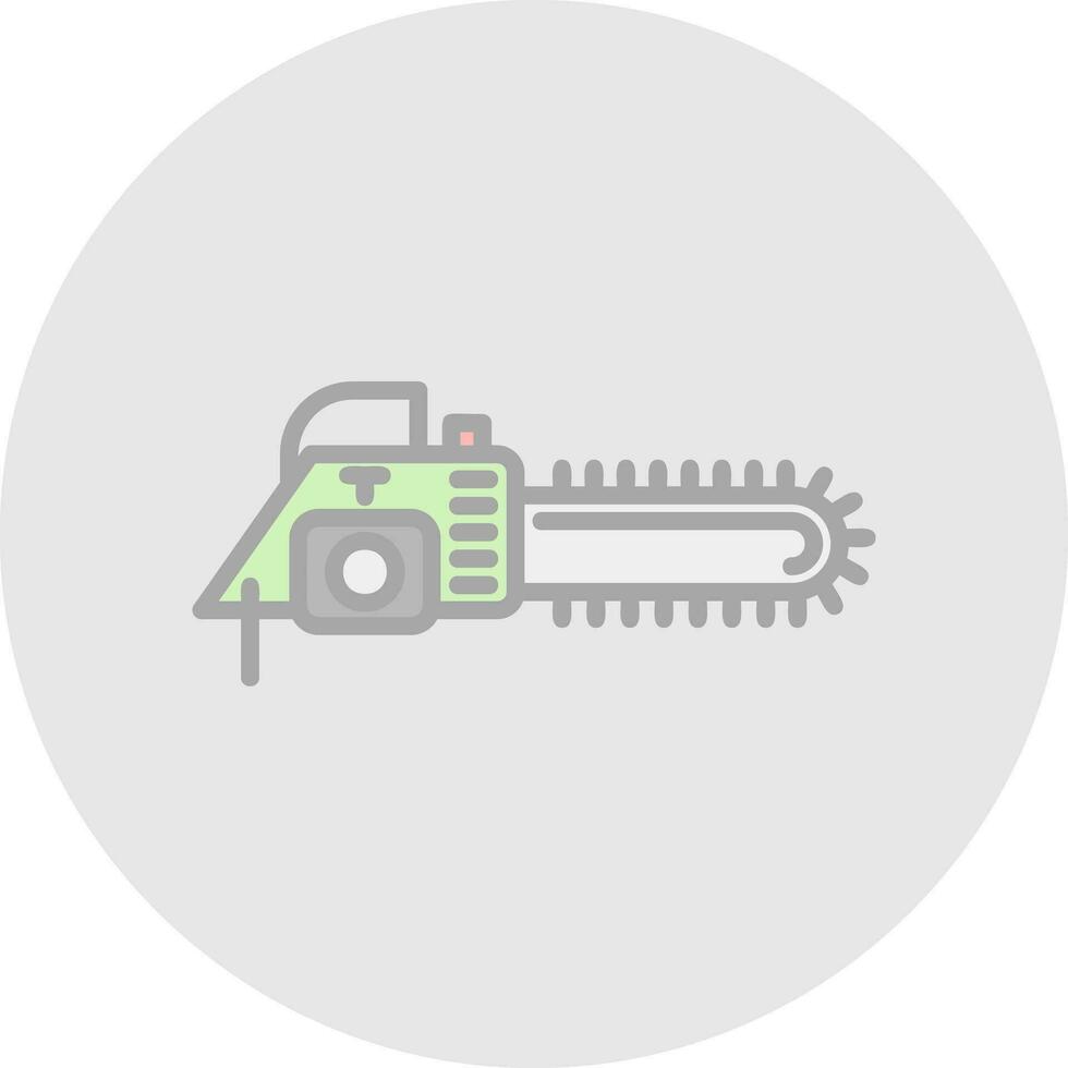 Chain saw Vector Icon Design