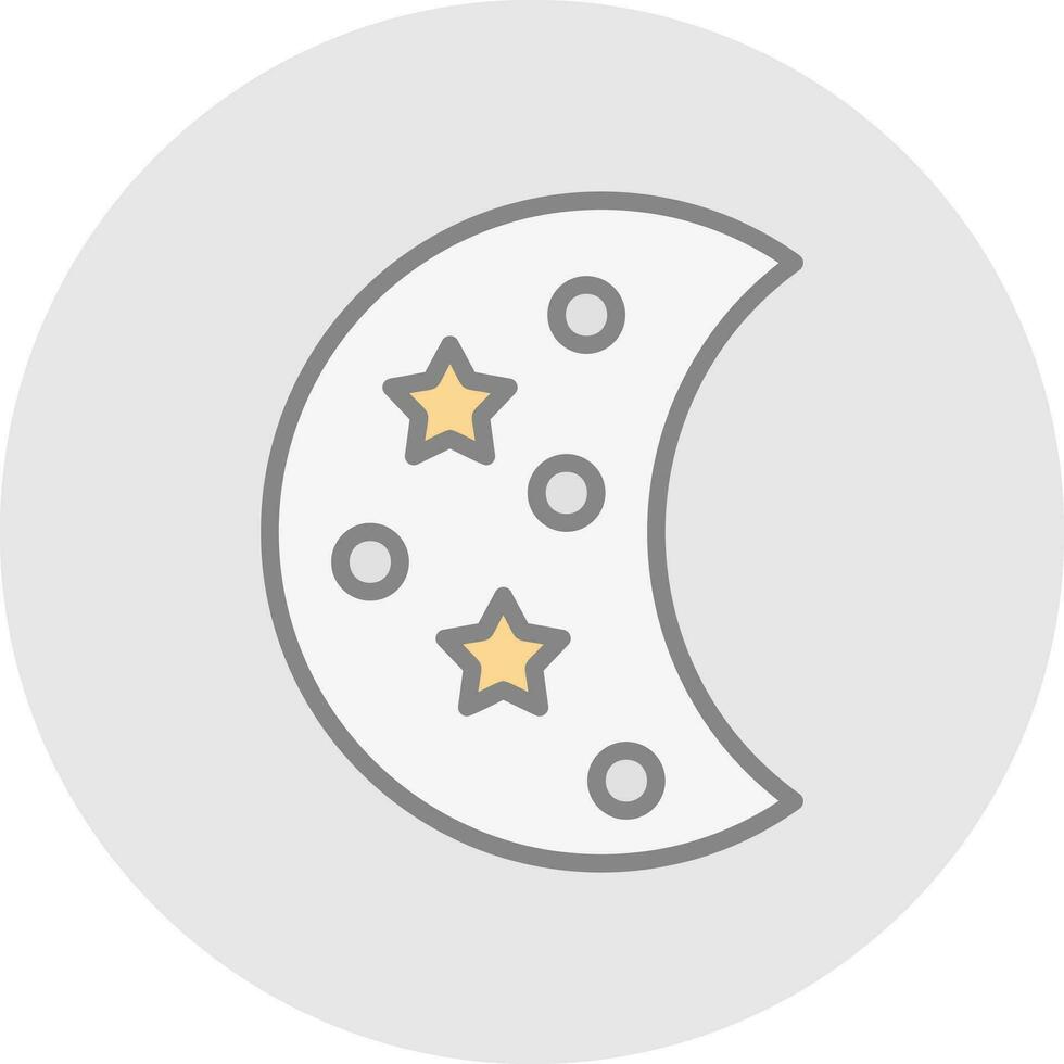 Moon Phase Vector Icon Design