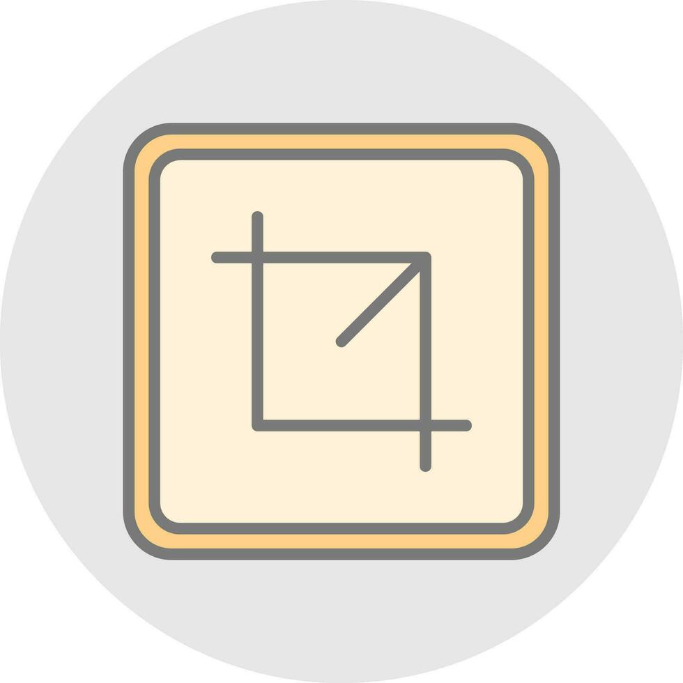 Crop Vector Icon Design