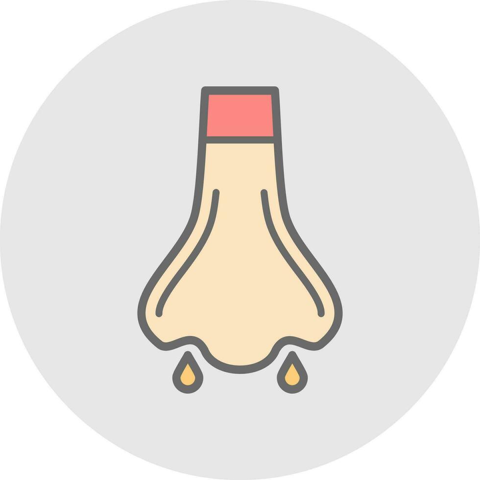 Nose Vector Icon Design